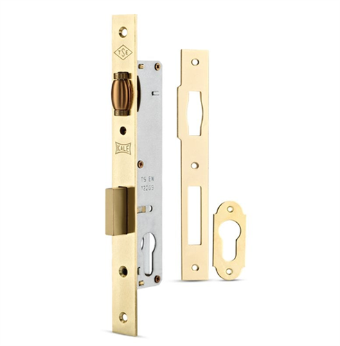 [15061] Kale 155/25U Makaralı Dar Kilit Nikel Kaplama Barelli 25 mm