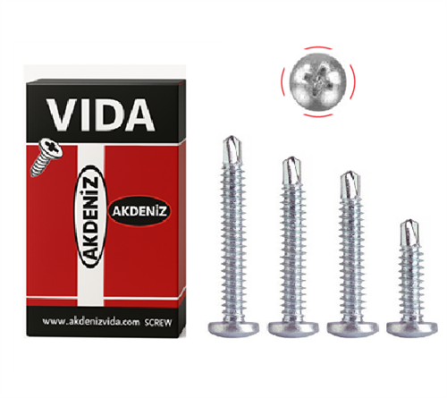 [8922] Akdeniz Matkap Uçlu Vida YSB 3.9x13 mm 2000'li Paket
