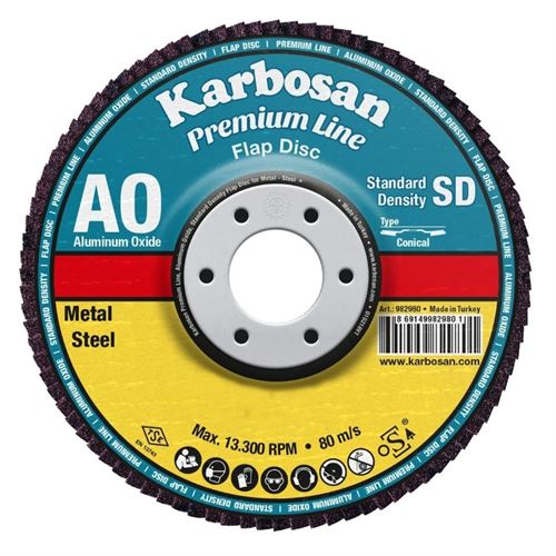 [9506] Karbosan NK Flap Disk 115x22 mm 40 Kum