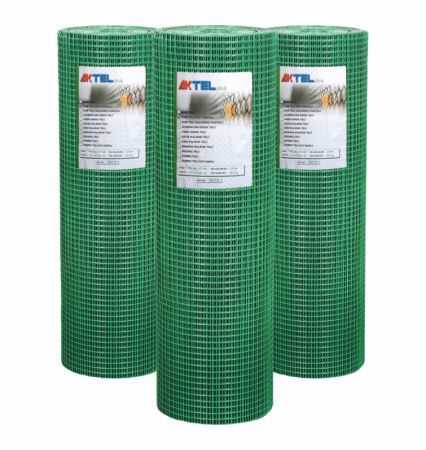 [14603] Aktel PVC Kaplı Puntalı Tel 50×50 mm – 100 cm / 13 kg Rulo