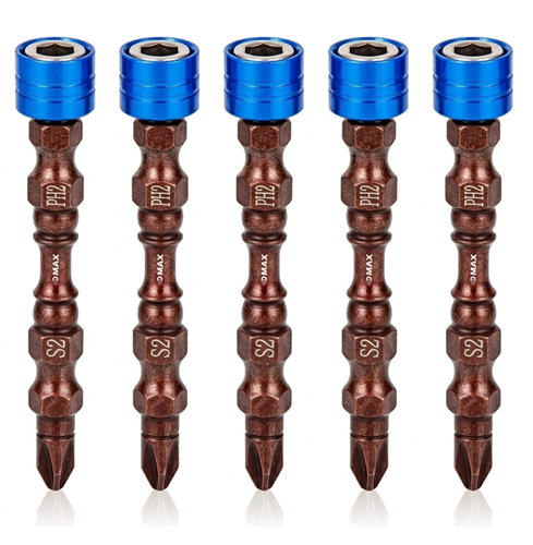 [73537] Dmax DMX4563 Çift Yönlü Mıknatıslı Yıldız Bits Uç Ph2x65 mm