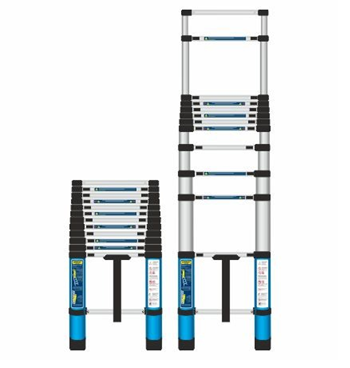 [73036] Master 504320 Alüminyum Teleskopik Merdiven 260 cm 9 Basamak