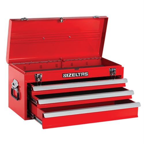 [54704] İzeltaş 8320331001 Alet Takım Sandığı Raylı Kızaklı 3 Çekmeceli