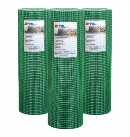 [28558] Aktel PVC Kaplı Puntalı Tel 50×50 mm – 150 cm / 19,5 kg Rulo
