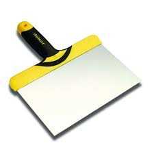 [14855] Dekor 550 Macun Küreği Kısa Yay Çeliği Plastik Saplı 16 cm