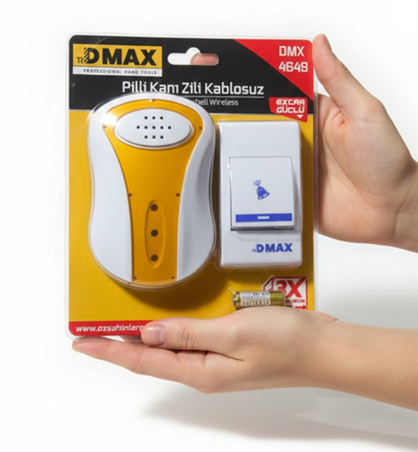 [73608] Dmax DMX4649 Pilli Kablosuz Kapı Zili