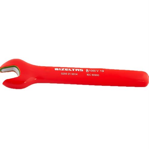 [54836] İzeltaş 0255010019 Tek Açık Ağız Anahtar Super İzole 19 mm