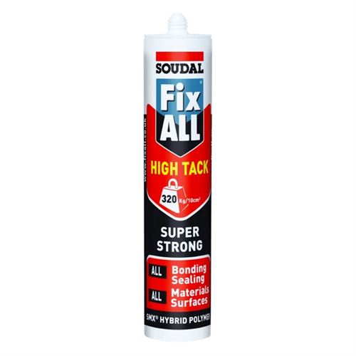 [12384] Soudal Fix All High Tack Siyah 290 ml
