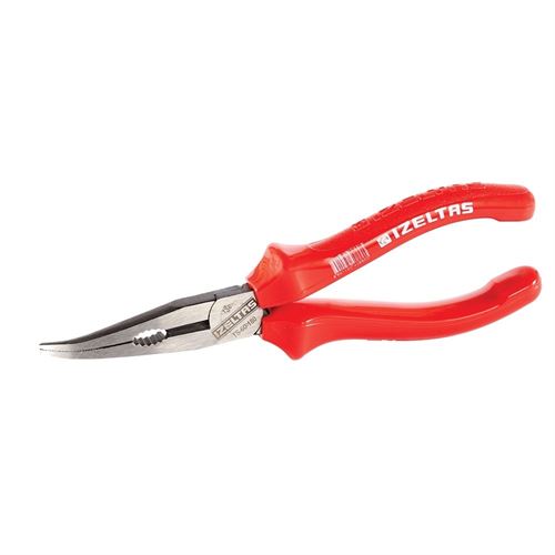 [28450] İzeltaş 3225132180 Kargaburun Pense Eğri Uçlu Opak Seri 180 mm