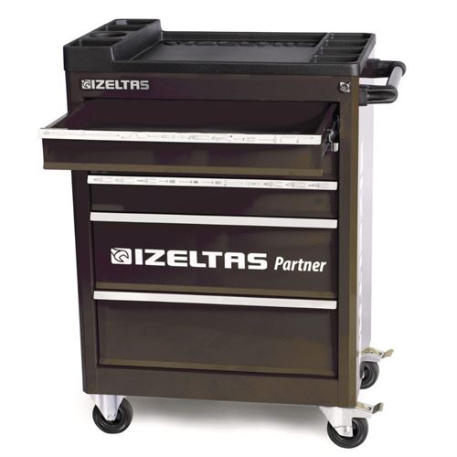 [54694] İzeltaş 8235327005 Partner Serisi Takım Dolabı 5 Çekmece Siyah Boş