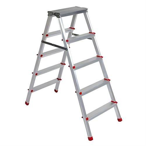 [12165] Master 021022 Merdiven Alüminyum 5 Basamak Çift Çıkışlı