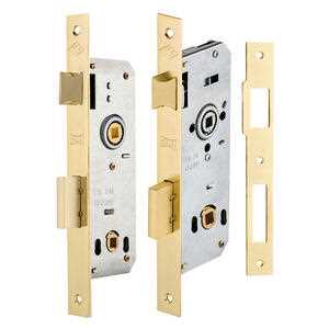 [8737] Kale 169R35 Banyo ve WC Kapı Kilidi Nikel Kaplama 35 mm