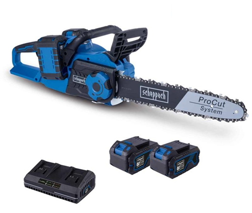 [73728] Scheppach BC-CS355DUO 2x4Ah Akülü Ağaç  Kesme Makinesi