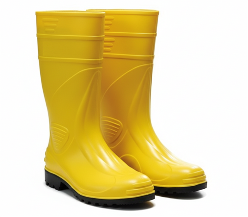 [29130] Gezer Sarı PVC Uzun Konç Çizme No:40