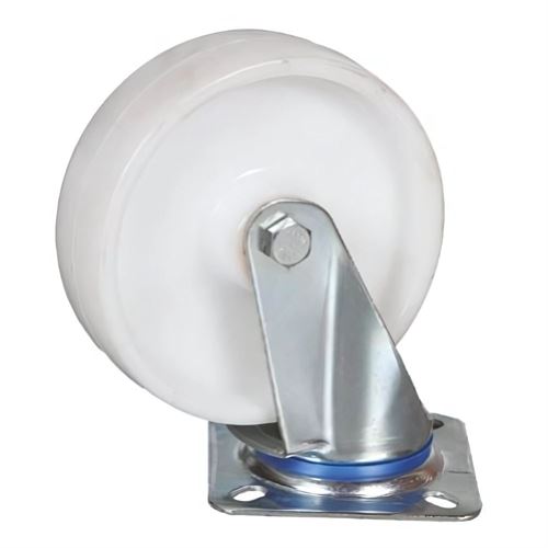 [12082] Mertsan Yük Taşıama Servis Tekerleği Polyemid Dönerli Tip 125x40 mm