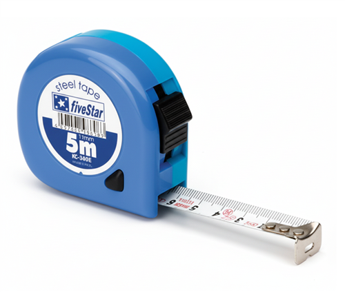 [12282] Fivestar Çelik Şerit Metre 5 Mt x 19 mm