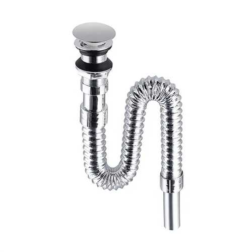 [73618] Dmax DMX4667 Lüks Krom Lavabo Sifonu