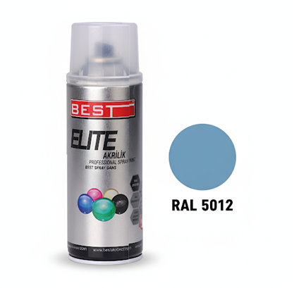 [8501] Best RAL5012 Elite Açık Mavi Sprey Boya 400 ml