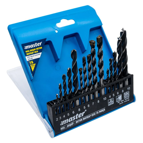 [71876] Master 530850 Metal Ahşap Beton Matkap Ucu 16 Parça