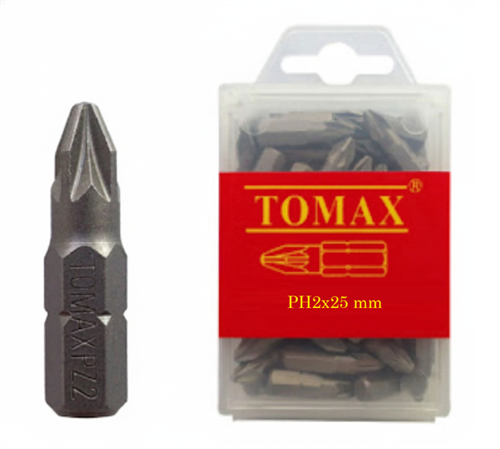 [9394] Tomax PH2x25 mm Yıldız Bits Uç