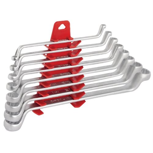 [12247] İzeltaş 0430002108 Yıldız İki Ağız Anahtar Takımı Kısa Boy 8 Parça