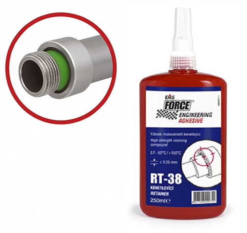 [15160] Ems Force RT-38 Yüksek Mukavemetli Rulman Tutucu 250 ml