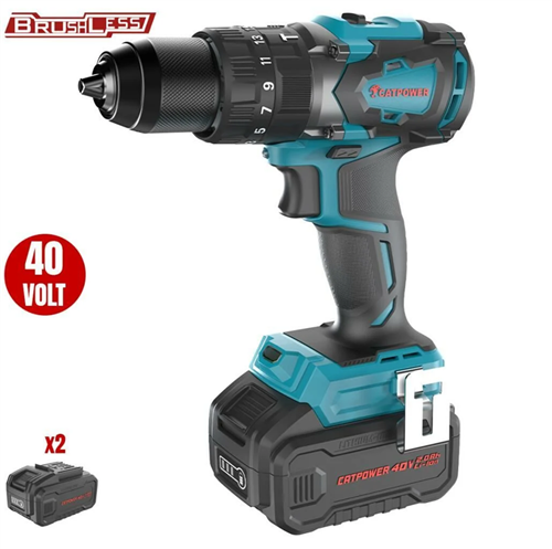 [72410] Catpower 4410 Akülü Darbeli Matkap Kömürsüz 90Nm 40V