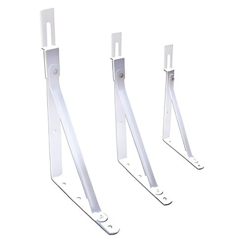 [13819] Beşel Ayarlı Raf Altı Beyaz 20x14 No:2