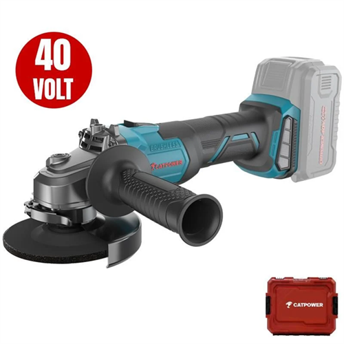 [72474] Catpower 4430 Kömürsüz Akülü Avuç Taşlama Makinesi 115 mm 40V  Solo (Aküsüz) Paket