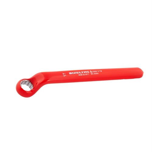 [54899] İzeltaş 0435030017 Süper İzole Yıldız Ağız Anahtar 17 mm