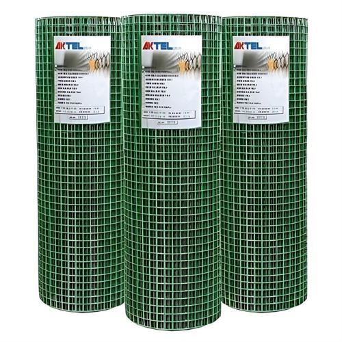 [28277] Aktel PVC Kaplı Puntalı Tel 25×25 mm – 150 cm / 24 kg Rulo