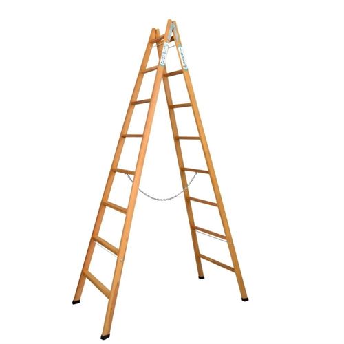 [13637] Buse Ahşap Merdiven 8 Basamaklı A Tipi 260 cm