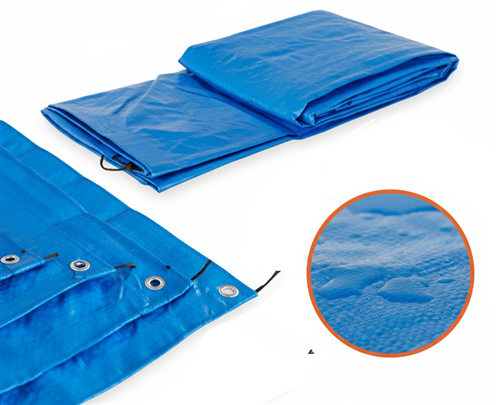 [28357] Ekonet Mavi Su Geçirmez Koruyucu Branda 6x6 Mt