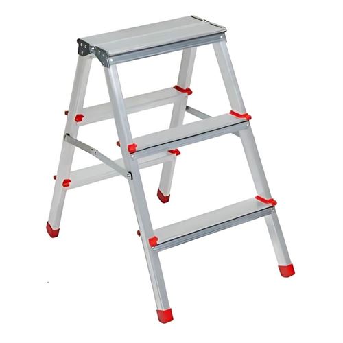 [12163] Master Merdiven Alüminyum 3 Basamak Çift Çıkışlı