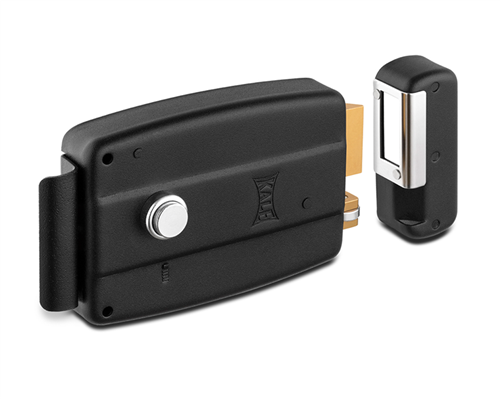 [29109] Kale 157EL21 Elektrikli Trajlı Kilit Siyah 14 cm