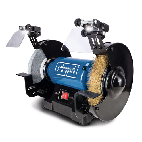 [72488] Scheppach SM200LB Tezgah Üstü Taşlama Fırça Makinası 200 mm