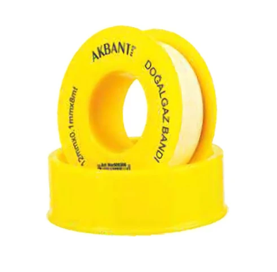 [13160] DOĞALGAZ TEFLON BANDI 12mmX0.1mmX8mt