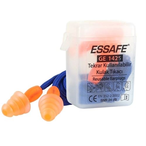 [27433] Essafe GE1425 İpli Kulak Koruyucu Tıkacı