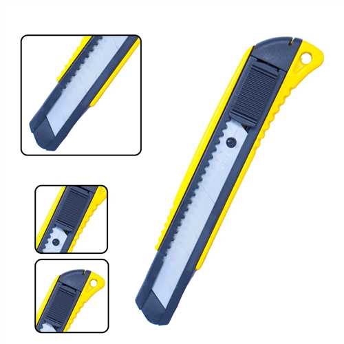 [64566] Arstech ARS100201 Metal Gövdeli Sarı Maket Bıçağı 18 mm (5122)